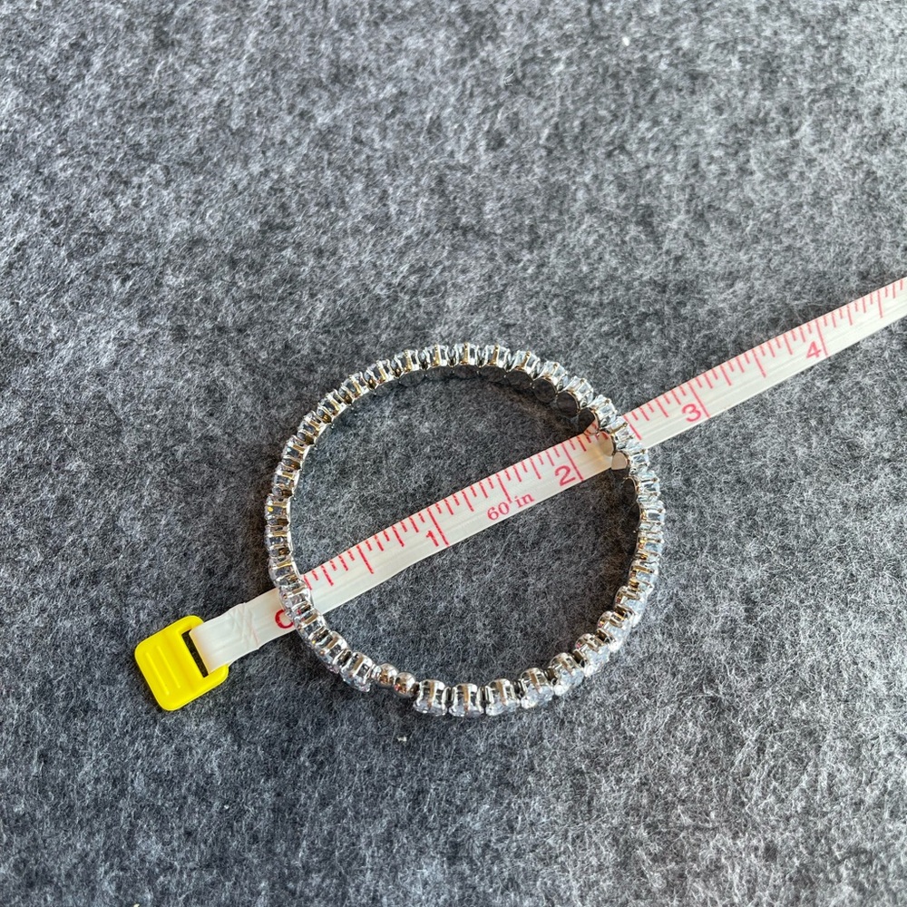 Austrian Oval Crystal Adjustable Bangle - image 6